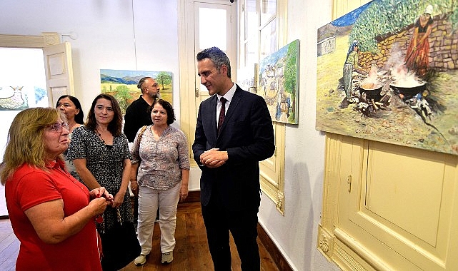 Anadolu’dan Renkler: Nadire Aydın’ın Resim Sergisi Dramalılar Köşkü’nde