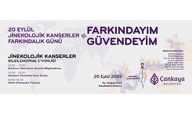 Farkındalıkla Güçlendiren Program: 20 Eylül Jinekolojik Kanserler Farkındalık Günü Ankara Etkinliği