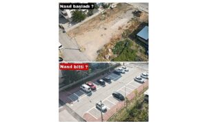 İnegöl’de Ertuğrulgazi Mahallesi Marmaris Sokak’ta Otopark ve Yeşil Alan Projesi Tamamlandı