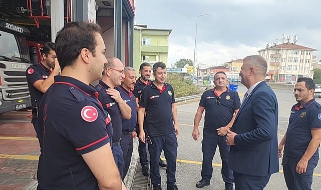 İtfaiye Haftası Zaferi: Gölcük’te Başkan Sezer’den Kahraman İtfaiyecilere Uğurlama