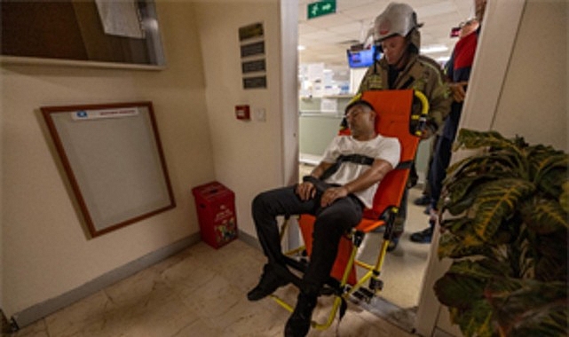 İtfaiye Tatbikatında Taşıma ve Kurtarma Operasyonlarıyla Güven Ortamı Güçlendi