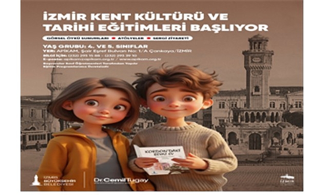 İzmir APİKAM’da Çocuklar İçin Kent Kültürü ve Tarihi Eğitimlerine Yeni Dönem