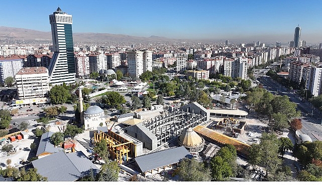 Konya Şehir Kütüphanesi: Türkiye’nin İlk Sıfır Karbon Projesi Hızla Yükseliyor