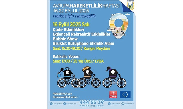 Lüleburgaz’da Hareketlilik Haftası: Her Yaştan Vatandaşa Doyurucu Aktiviteler