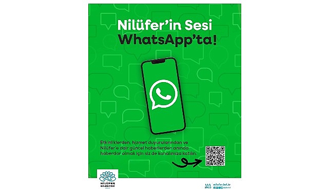 Nilüfer Belediyesi WhatsApp Kanalı ile Kesintisiz Bilgi Akışı için Yeni Dijital Hizmet