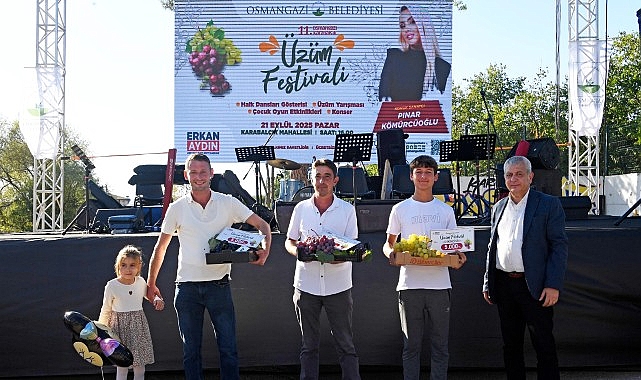 Osmangazi’de Üzüm Festivali: Bölgenin En Ni̇telik Üzümleri İçin Büyük Yarış