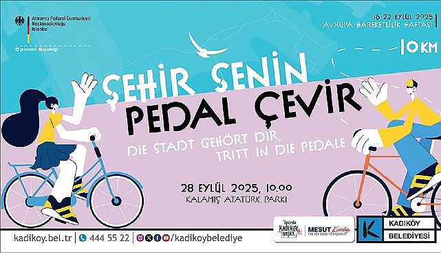 Şehrin Pedalını Çevir: Kadıköy’de Avrupa Haftası Bisiklet Turu