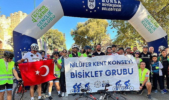 Tophane-Nilüfer-Mudanya Bisiklet Turu: Pedallar Sağlığı ve Dayanışmayı Buluşturdu