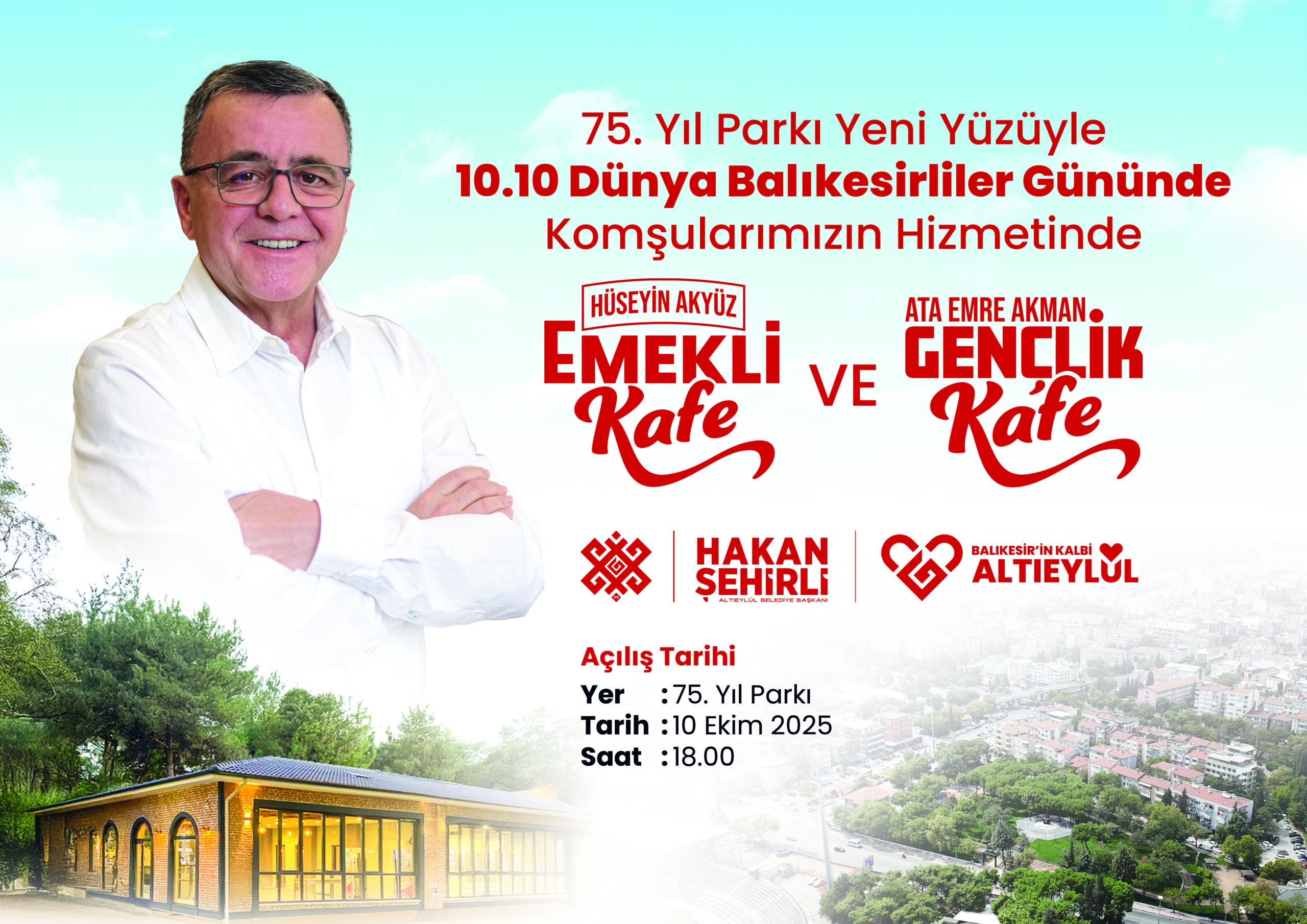 Altıeylül Belediyesi 75.yıl parkını açıyor
