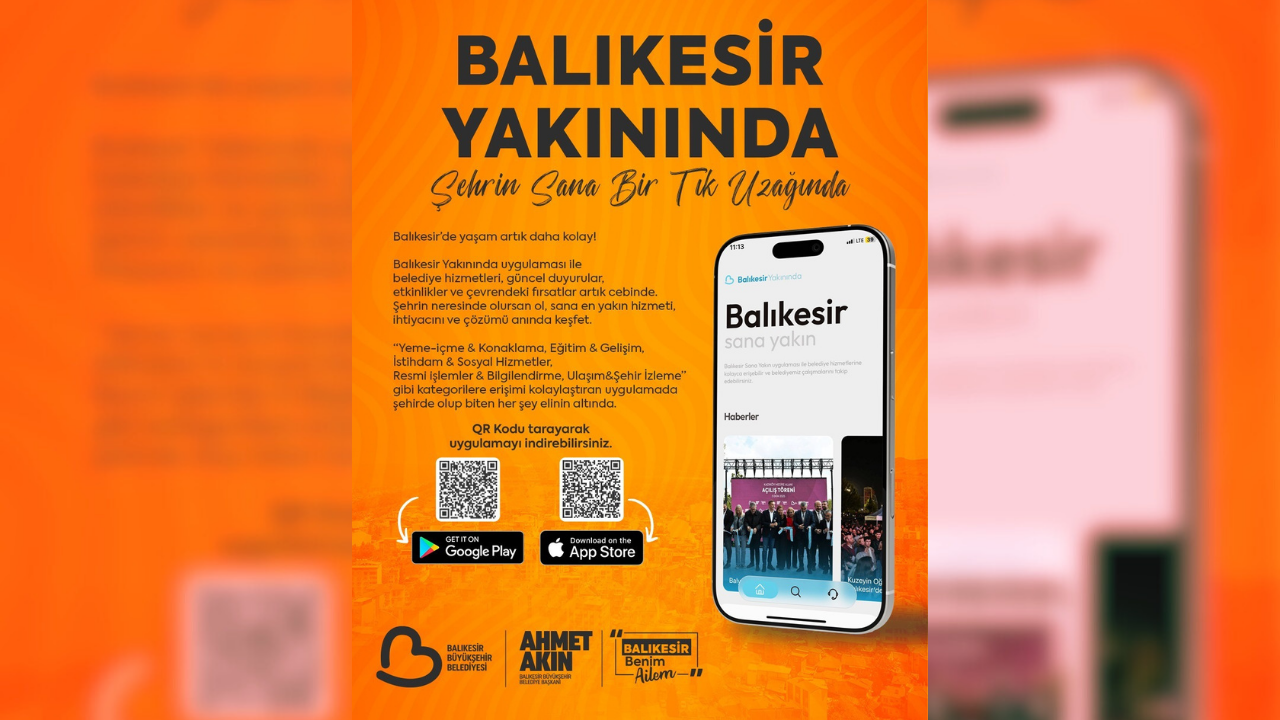 “Balıkesir Yakınında” uygulamasıyla tüm hizmetler cebinizde
