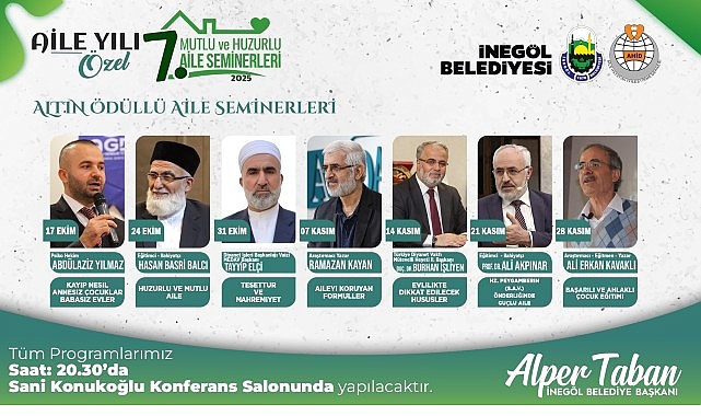 Aile Okulu 7. Dönem Başlıyor: 7 Haftalık Program ve Sınavlı Sertifika Sistemi