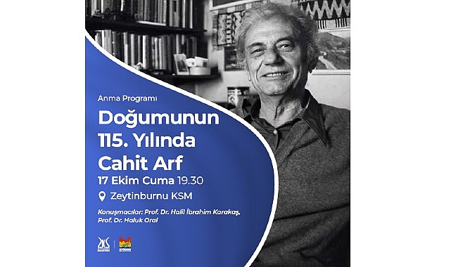 Cahit Arf’in Anısına: Zeytinburnu Kültür Sanat’ta 115. Yıl Programı