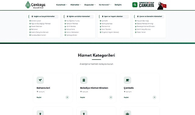 Çankaya Belediyesi Dijital Dönüşümüne Yeni Nesil Web Platformu