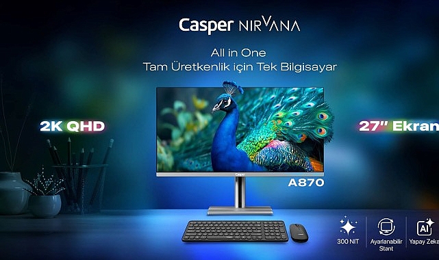Casper Nirvana A870: İnce Tasarım, Yüksek Performans ve Akıllı Soğutma ile All-in-One Deneyimi