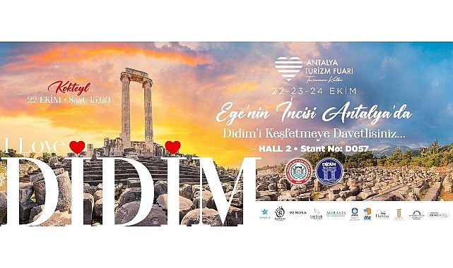 Didim Standı Antalya Turizm Fuarı’nda Uluslararası Düzeyde Tanıtılıyor