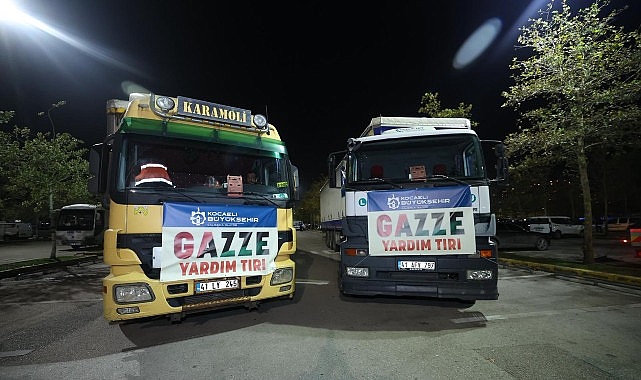 Gazzeye Yardım Tırları: Kocaeli’den Kardeş Şehre Dayanışma ve Entegre Operasyon