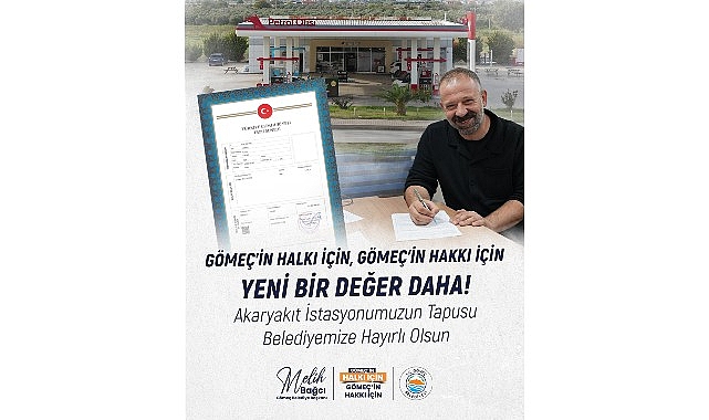 Gömeç, Akaryakıt İstasyonu Tapusunu Belediyenin Malı Yaptı ve Yeni Otogar İçin Hazırlıklar Sürüyor