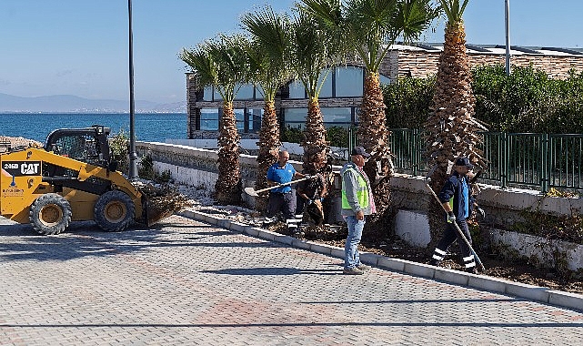Güzelbahçe’de Denize Sıfır Plaj ve Sosyal Tesis İçin Çalışmalar Hız Kazandı