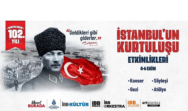 İBB’nin 102. Kurtuluş Yılı Kutlamaları: Ücretsiz Ulaşım ve Ünlü Konserlerle Anma