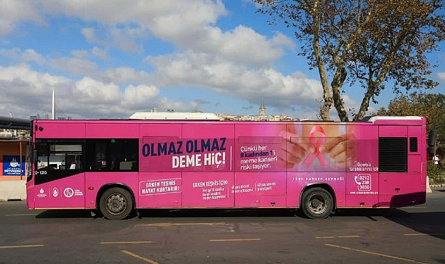 İETT’ten Meme Kanseri Farkındalığına Özel Otobüs Seferleri: Erken Teşhise Dikkat Çekiliyor