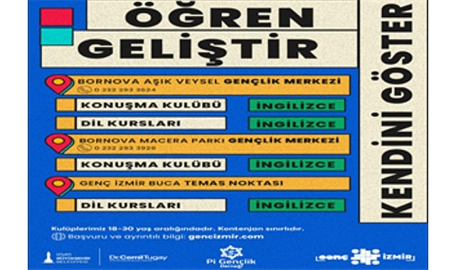 İzmir’de Gençler için Çok Dilli Konuşma ve Dil Kursları Başlıyor