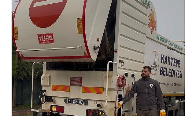 Kartepe’de Çevre Dostu Temizlik: Çöp Konteynerleri Yıkama ve Dezenfeksiyon Aracıyla Hijyen Odaklı Hizmet