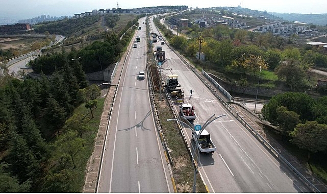 Kocaeli Ekibi Asfalt Yenilemeyle Güvenli Yolda Konforu Artırıyor