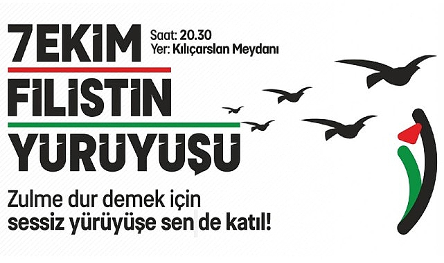 Konya’da 7 Ekim Yürüyüşü: Gazze için İnsanlık İçin Sessiz Bir Çağrı