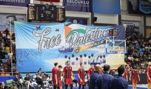 Konya’da Üçüncü Galibiyet: Büyükşehir Belediyespor Basketbol Gazze Temalı Destekle Galibiyete Ulaştı
