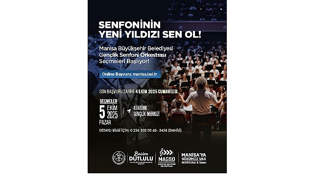 MAGSO Gençlik Senfoni Orkestrası İçin Başvuru Süreci ve Seçim Takvimi