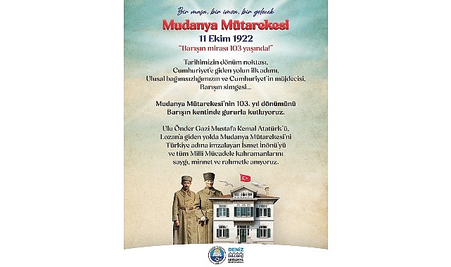 Mudanya Mütarekesi’nin 103. Yılında Barış Temalı Kutlama Programı Ana Hatları