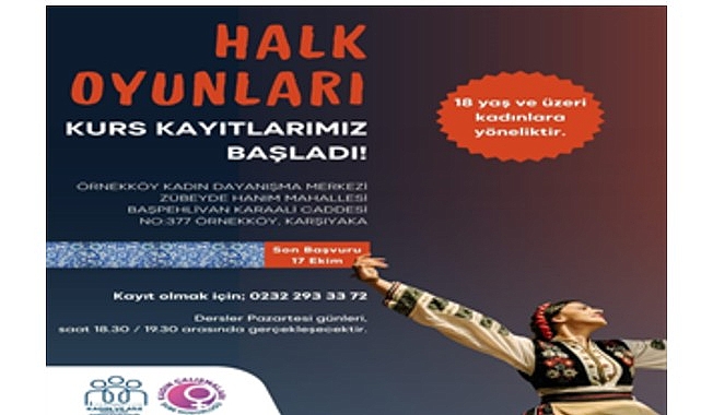 Örnekköy Kadın Dayanışma Merkezi’nde Halk Oyunları Kursu Başvuruları Başladı
