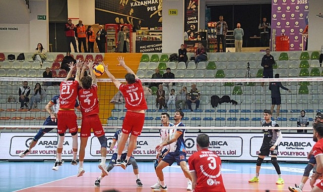 Osmangazi Belediyespor Erkek Voleybol Takımı Ünsal Group Şiran Karşısında 3-1 Galip