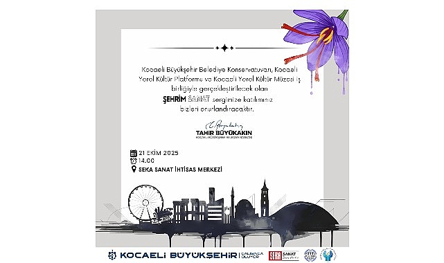 Şehrim Sanat: Kocaeli’nin Zengin Kültürel Belleği Sanatla Buluşuyor