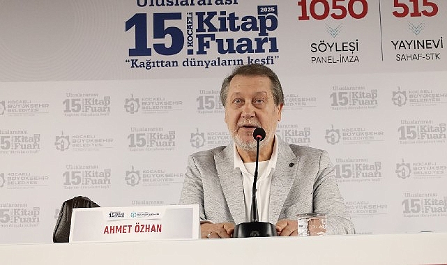 Uluslararası 15. Kocaeli Kitap Fuarı: Ahmet Özhan’la Barış İçin Söyleşi ve İnsanlık Dersleri