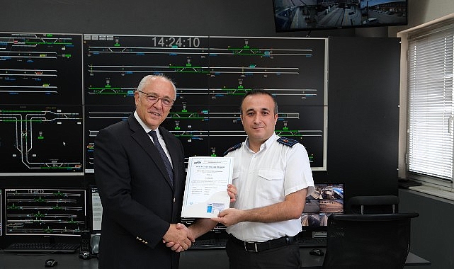 Uluslararası Akreditasyonla Taçlandırılan Raylı Sistem Trafik Kontrolörleri: MYK Belgelerini Aldı