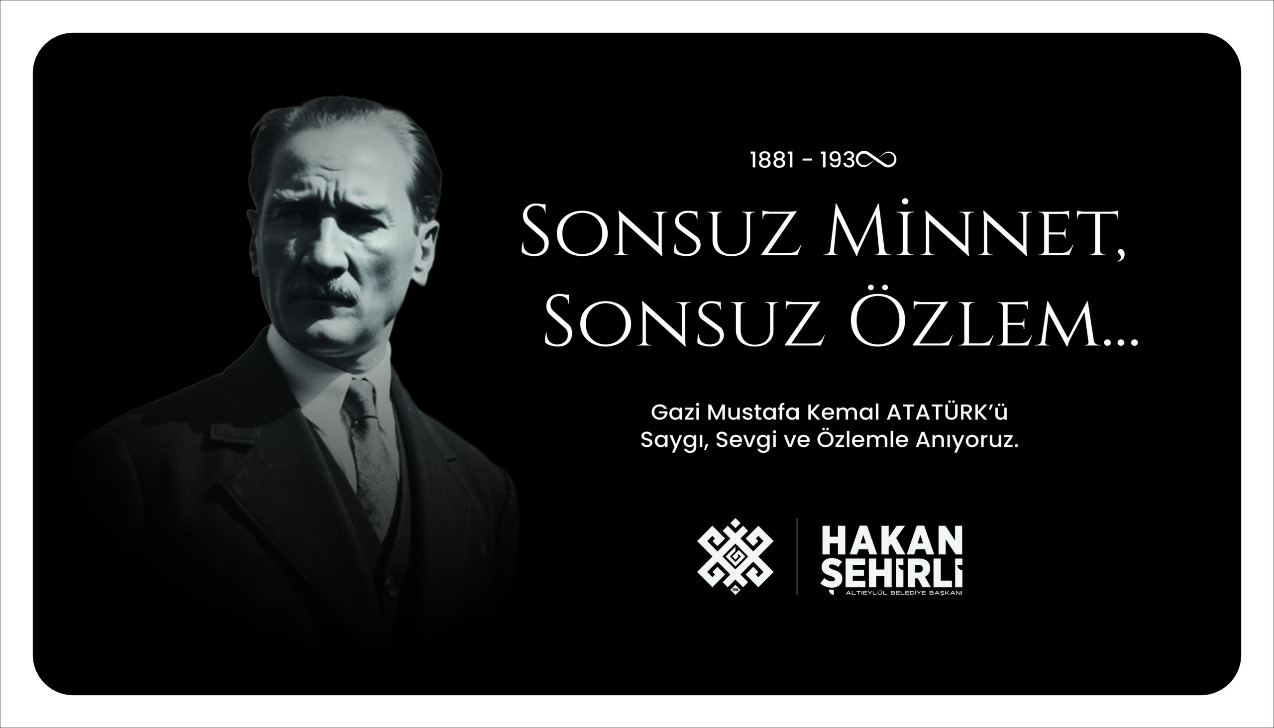 Başkan Hakan Şehirli’den 10 Kasım Mesajı: “Atatürk’ün Emanetini Aynı Kararlılıkla Taşıyoruz”