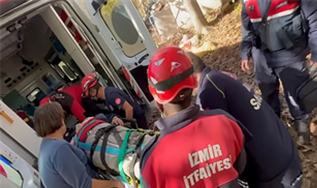 Gölcük’te Tepeden Düşen Yaşlı Vatandaşımızın Kurtarılma Anı: 30 Dakikalık Kurtarma Operasyonu