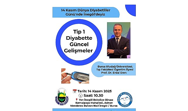 İnegöl’de Dünya Diyabet Günü için Tip-1 Diyabet Güncel Gelişmeler Semineri