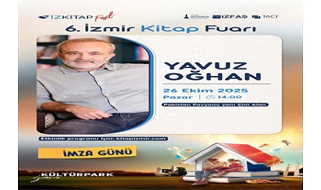 İzmirKitap Fuarı 6: İmzaların Büyülü Hafta Sonu Kültürpark’ta