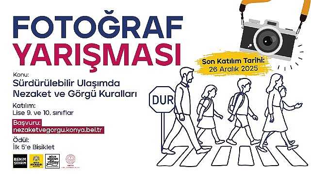 Konya İçin Sürdürülebilir Ulaşımda Nezaket ve Görgü Kuralları Yarışması: Resim ve Fotoğraf Kategorileri