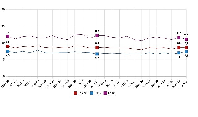 Mevsimsel Düzeyde İşgücü Göstergeleri: Eylül 2025 Sonuçları ve Analizi