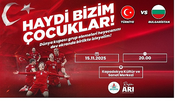 Nevşehir’de Dev Ekranlarla 2026 Dünya Kupası Grup Eleme Heyecanı Başlıyor