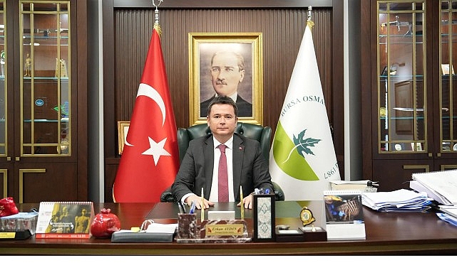 Osmangazi Belediye Başkanı Erkan Aydın’dan 29 Ekim Cumhuriyet Bayramı Mesajı