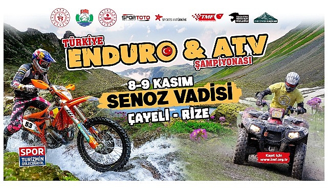 Senoz Vadişi’nde Türkiye Enduro ve ATV Şampiyonası İlk Kez: 8–9 Kasım 2025