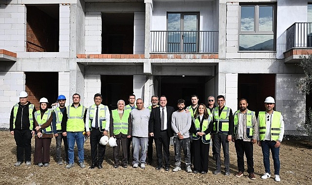 Spilkent Toplu Konut Projesi Şantiyesinde Başkan Dutlulu Kontrol Ve Değerlendirme