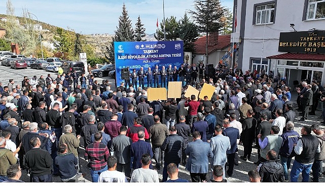 Taşkent İleri Biyolojik Atık Su Arıtma Tesisi Açılışında Birlik Ve Yatırım Vurgusu