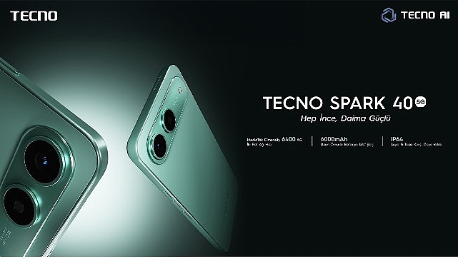 TECNO SPARK 40 5G ile Güç, Hız ve Şık Tasarımı Bir Arada Sunan Yeni Nesil Mobil Deneyim
