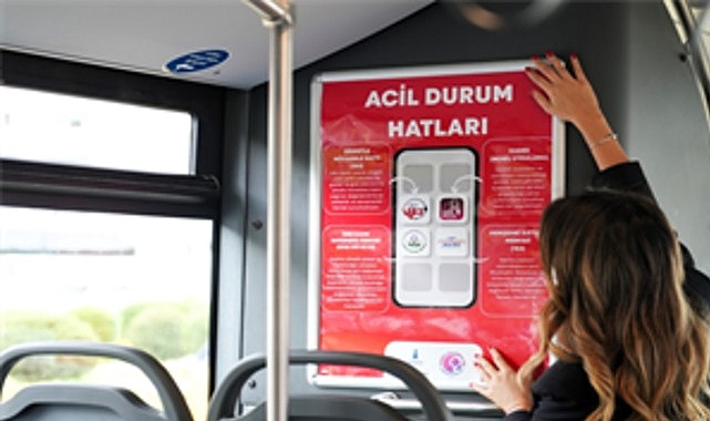 Yerel Eşitlik Eylem Planı Ulaşım Başlığı Kapsamında Kadın Güvenliği İçin ESHOT ile Yeni Afiş ve Bilgilendirme Uygulaması