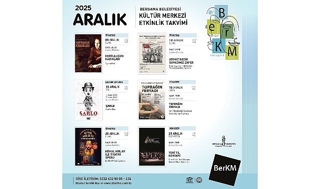 Aralık Ayı Sanat Programı: Bergama’da Tiyatro, Konser ve Çocuk Gösterileri